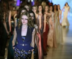 Fashion show of clothes from OKSANA MUKHA by Kateryna Yalova