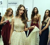 Fashion show of clothes from OKSANA MUKHA by Kateryna Yalova