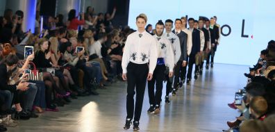 Fashion show of clothes from Serge Smolin and brand IDoL
