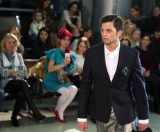 Fashion show of clothes from Serge Smolin and brand IDoL