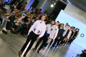 Fashion show of clothes from Serge Smolin and brand IDoL
