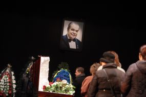 Farewell ceremony with Anatoly Avdievsky