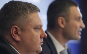 Vitaly Klichko and Andrey Kryschenko