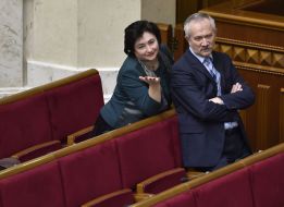 Viktor Pynzenyk and Maria Matios