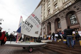 Participants of protest action