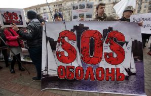 Participants of protest action