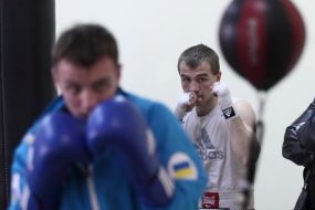Open training of National team of Ukraine on boxing
