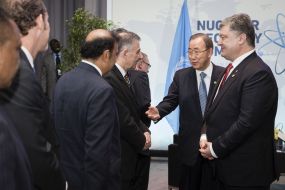 Petr Poroshenko, Ban Ki-moon