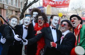 Participants of the festival of humor and satire "Humor-2016"