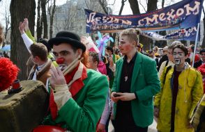 Participants of the festival of humor and satire "Humor-2016"