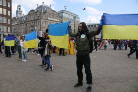Participants of the bike ride