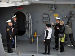 The ship of the Naval Forces of Turkey