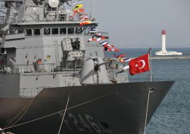 «Salihreis» ship of the Naval Forces of Turkey
