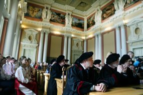 The ceremony of awarding