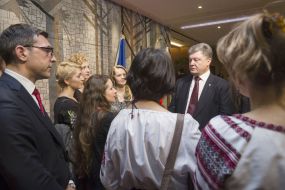 Petro Poroshenko met with Diaspora