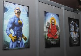 Интерьер кафе "Каратель" 