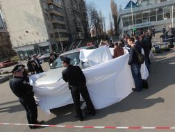 Investigative actions at the murder scene