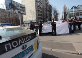 Investigative actions at the murder scene