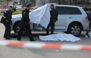 Investigative actions at the murder scene