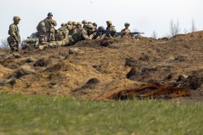 Бойцы полка "Азов" 