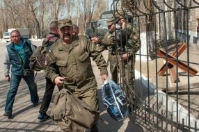 Solemn farewell to the demobilization