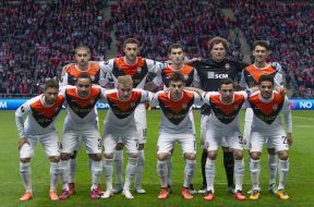 The FC "Shakhter" (Donetsk) players