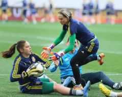 Train of Ukrainian women's national football team