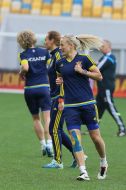 Train of Ukrainian women's national football team