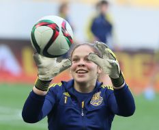 Train of Ukrainian women's national football team