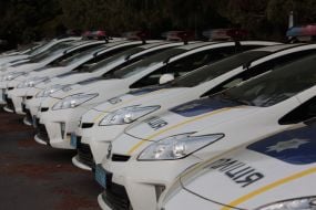 Cars of patrol police service