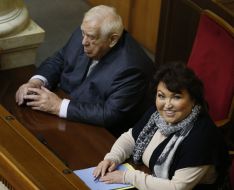 Yefim Zviagilskiy and Tetiana Bakhteyeva