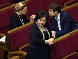 Maria Matios and Oksana Prodan