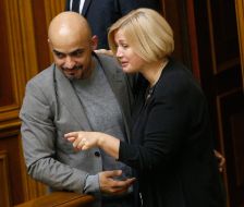 Mustafa Nayem and Irina Gerashchenko