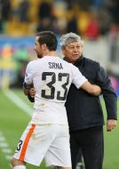 Dario Srna and Mircea Lucescu