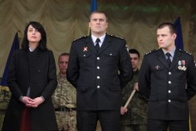 Khatiya Dekanoidze, Vadim Troian and Oleksandr Fatsevych