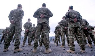 Soldiers of the regiment "Azov"