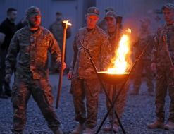 Soldiers of the regiment "Azov"