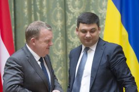 Владимир Гройсман и Ларс Лёкке Расмуссен