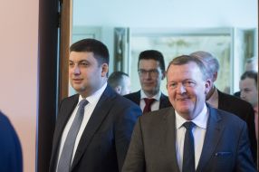 Владимир Гройсман и Ларс Лёкке Расмуссен