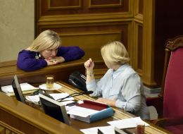 Irina Gerashchenko and Iryna Lutsenko