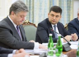 Petr Poroshenko and Vladimir Groisman