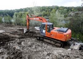 Work to strengthen the slope Sovski beams