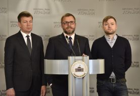 Robert Horvat, Andrej Vadaturskyy and Yaroslav Markevich