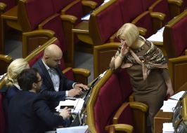 Sergei Leshchenko, Svitlana Zalishchuk, Mustafa Nayem and Irina Gerashchenko