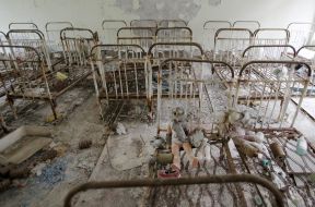 dilapidated building