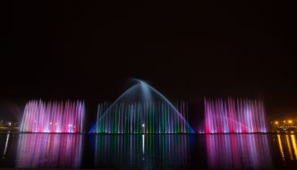 Light and music fountain