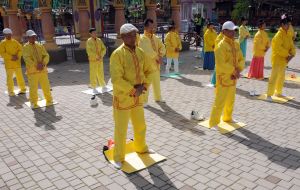 The participants of the carnival of cultures