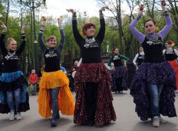 The participants of the carnival of cultures