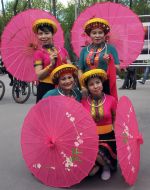 The participants of the carnival of cultures