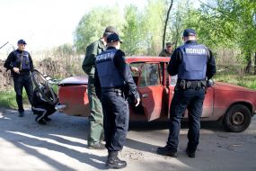 Police checks documents